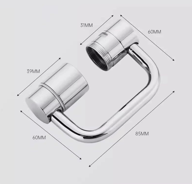 🔥Rotatable Faucet Aerator Extension ✔for Effortless, All-Angle Control, with 2 Mode Splash