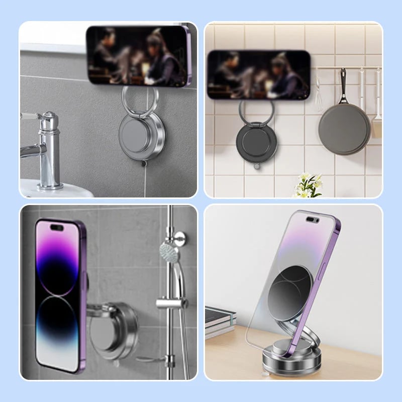 Magnetic Phone Holder with Suction Cup