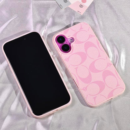 Suitable for iPhone 17，16, 15, 14, 13, 12, 11 Pro Max, high-end leather pattern phone case, iPhone 16 Plus, 15 Plus leather phone case for both boys and girls, shockproof phone case