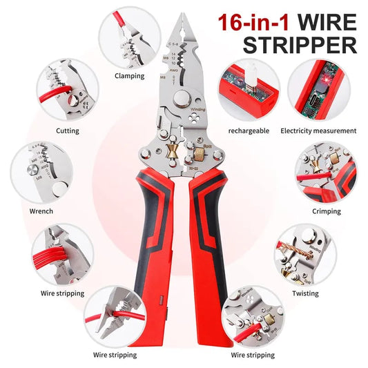 16 in 1 Wire Stripper Twister