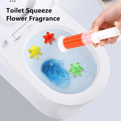 Toilet bowl cleaning gel stamps