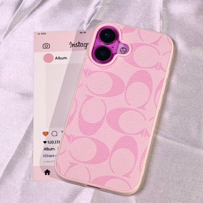 Suitable for iPhone 17，16, 15, 14, 13, 12, 11 Pro Max, high-end leather pattern phone case, iPhone 16 Plus, 15 Plus leather phone case for both boys and girls, shockproof phone case