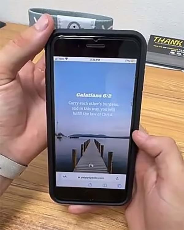 NFC-Enabled Scripture Bracelet – Faith on Your Wrist