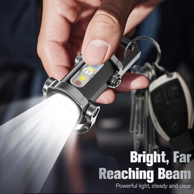 🔥Buy 1 get 1 free🔥Portable Rechargeable Bright Keychain Flashlight