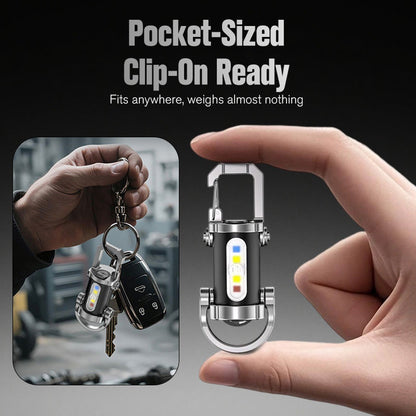 🔥Buy 1 get 1 free🔥Portable Rechargeable Bright Keychain Flashlight