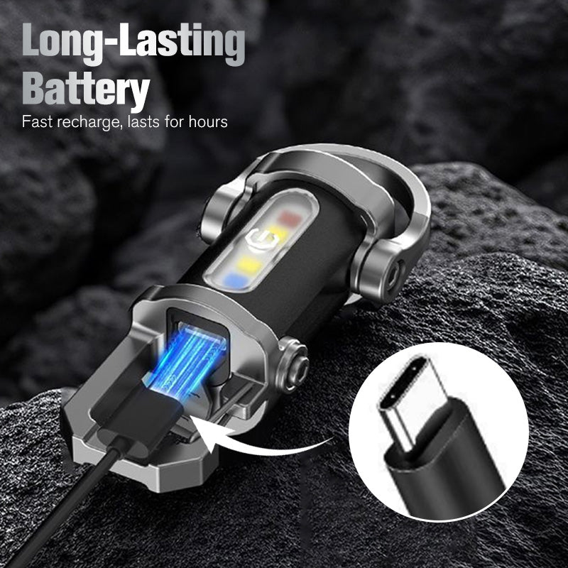 🔥Buy 1 get 1 free🔥Portable Rechargeable Bright Keychain Flashlight