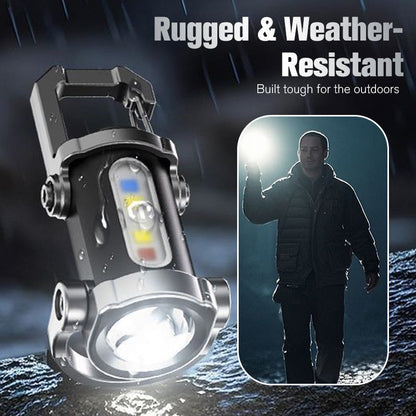 🔥Buy 1 get 1 free🔥Portable Rechargeable Bright Keychain Flashlight